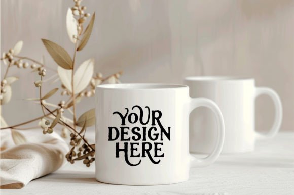 Download Background Ivory,white Blank Mug,mockup - Premium Bundle
